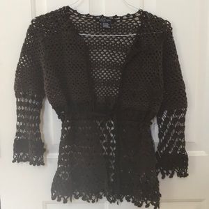 NWT Etcetera Crochet Top